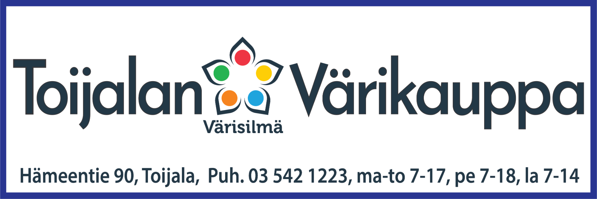 Toijalan Värikauppa on täyden palvelun värimyymälä, josta löydät kaikki sisä- ja ulkotiloissa käytettävät pintamateriaalit ja tarvikkeet.
