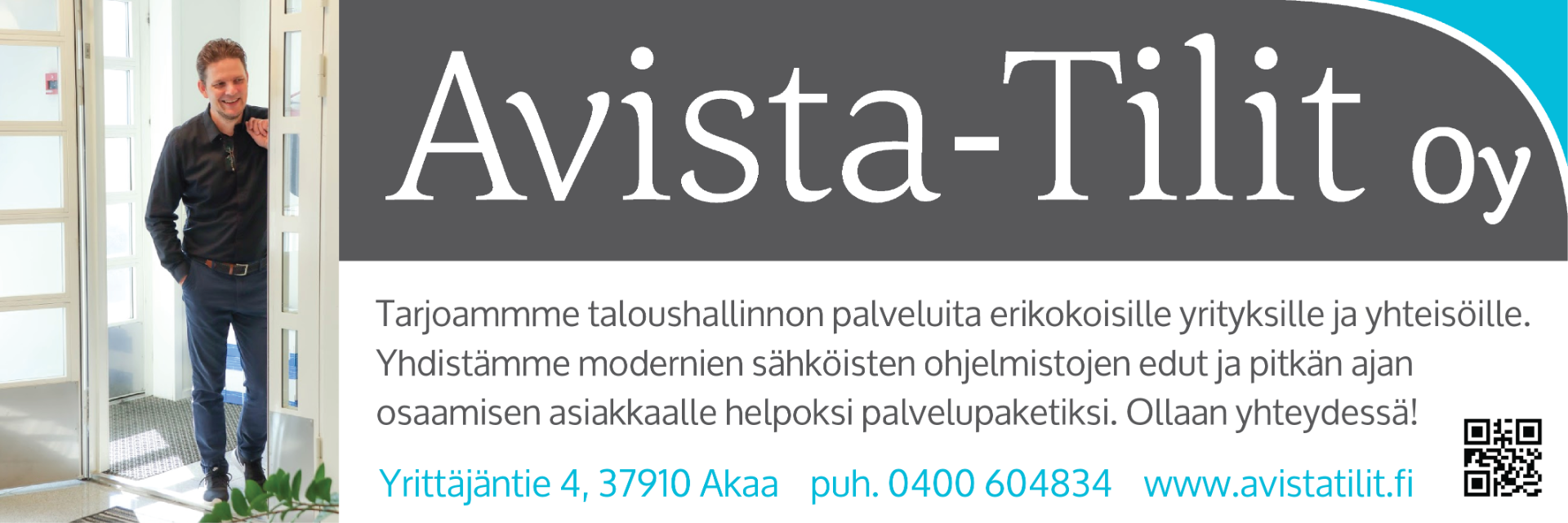Avista-Tilit Oy - Taloushallintopalveluita yrityksille ja yhteisöille. Käytössämme erilaisia palvelupaketteja perinteisestä kirjanpidosta sähköiseen taloushallintoon.