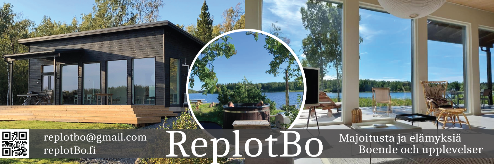 ReplotBo tarjoaa majoitusta ja elämyksiä laadukkaissa vapaa-ajan kohteissa Raippaluodossa, aivan maailmanperintöalueen keskellä. Villa Idören sijaitsee Brändövikissä ja majoituskohde sopii hyvin perheille ja yksityisille loman viettäjille. Villa Äspskär on suunnattu erityisesti yritysasiakkaille ja suuremmille ryhmille.