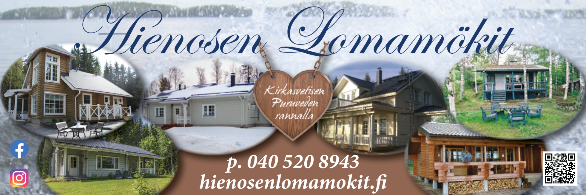Hienosen Lomamökit - Vuokrattavana kuusi erilaista mökkiä kirkasvetisen Puruveden rannalla. Puruvesi kuuluu Vuoksen vesistöön ja on osa Saimaata. Meiltä myös lahjakortit!  