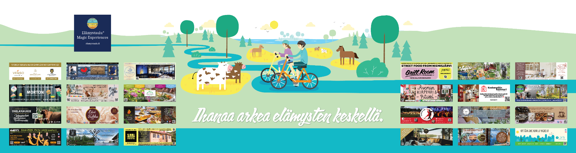 Elämystaulu® Jyväskylä Lutakon satama 15.10.2025 on AitoVireen 93. Elämystaulu.