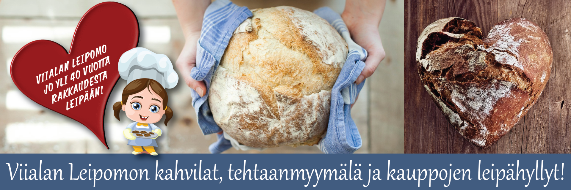 Viialan Leipomo - Jo yli 40 vuoden kokemuksella laadukkaita ja edullisia leipomotuotteita.