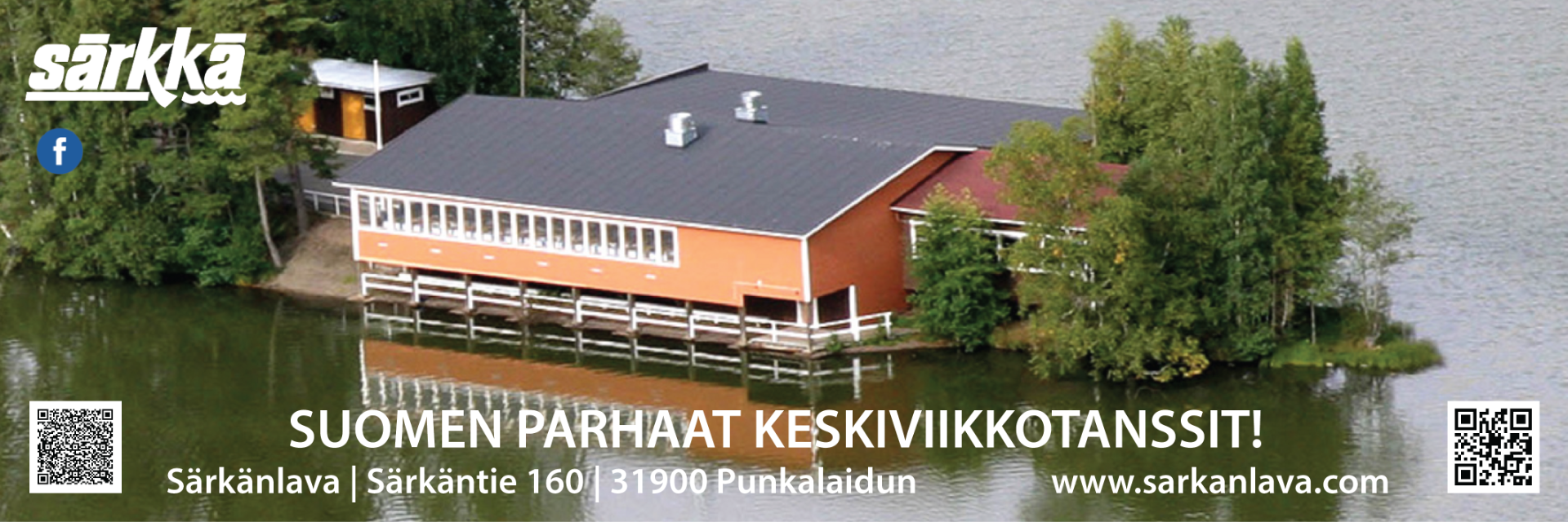 Niemennokassa, keskellä Punkalaitumen kesäistä luontoa, sijaitsee perinteikäs Särkän tanssilava. Täällä pääset kesäkeskiviikkoisin nauttimaan huippuartisteista, loistavasta tunnelmasta sekä upeista järvimaisemista.