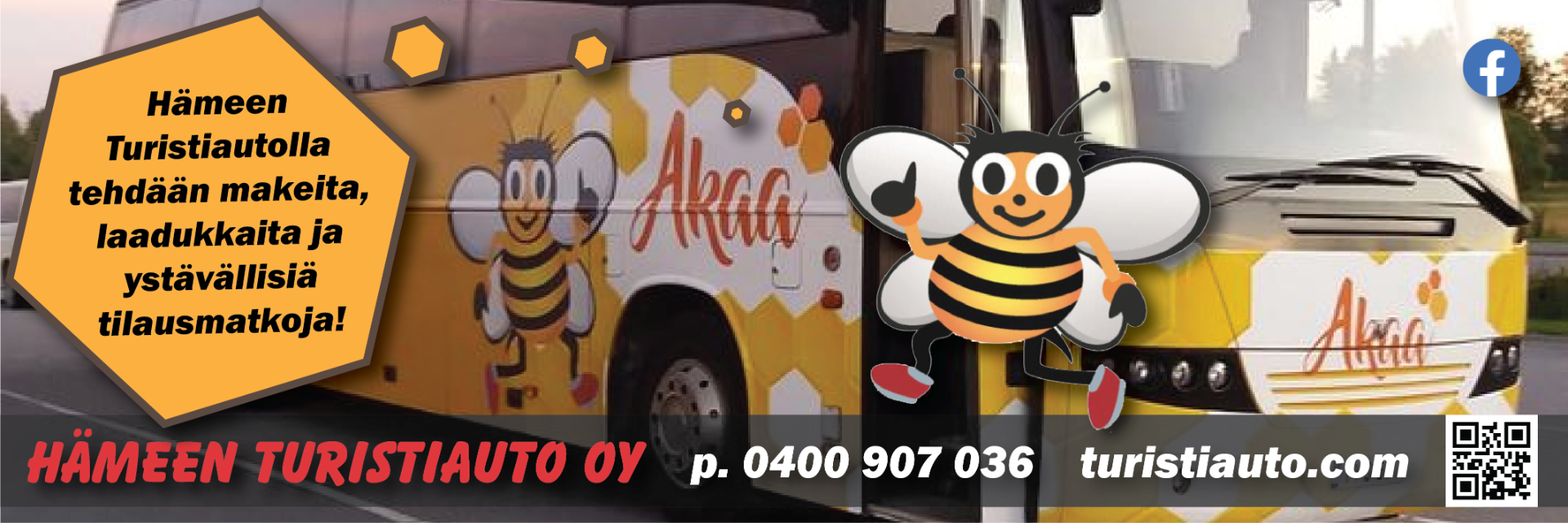 Hämeen turistiauto on tilausajo liikennöintiyritys,. joka on toiminut jo yli 30-vuotta! ​. Matkustat turvallisesti ja sujuvasti vuosien kokemuksella.