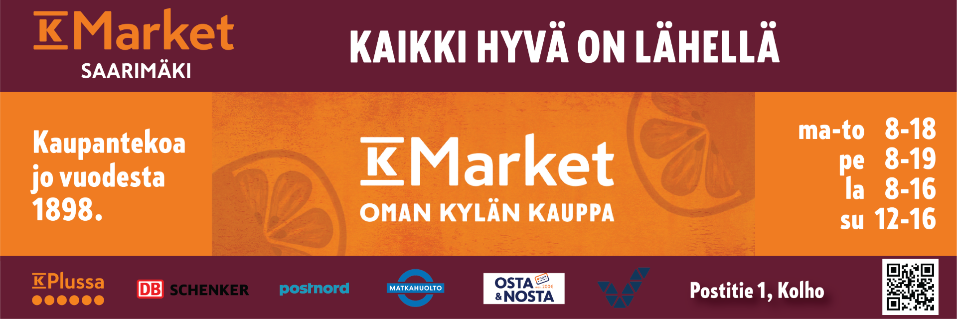 Helpota arkeasi tilaamalla ruokaostokset netistä tai suunnittelemalla ostokset etukäteen. Meiltä saat aina tuoreimmat tuotteet.