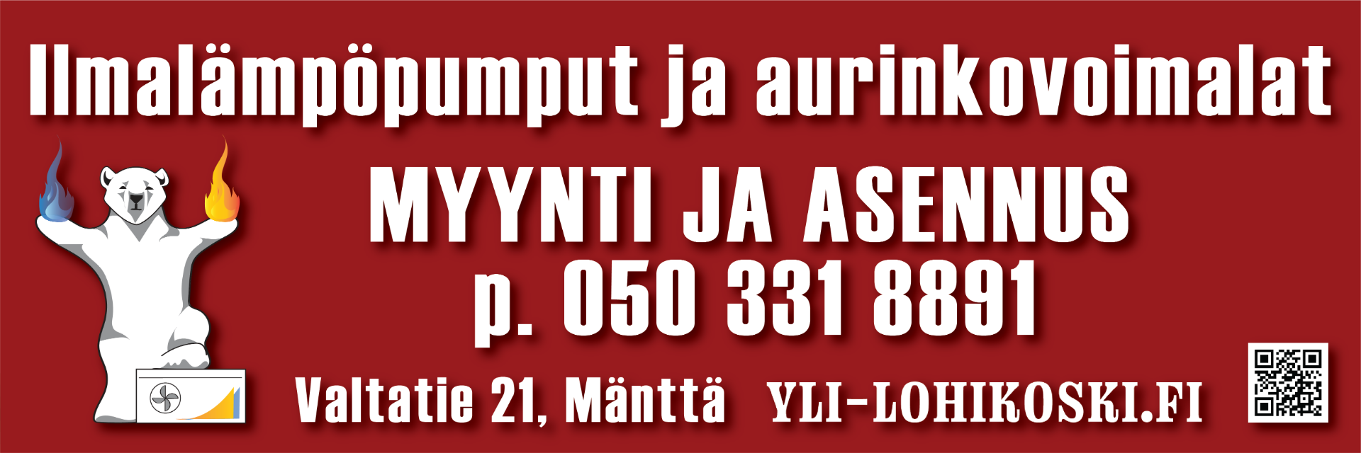 Yli-Lohikoski Oy - Ilmalämpöpumput ja aurinkovoimalat