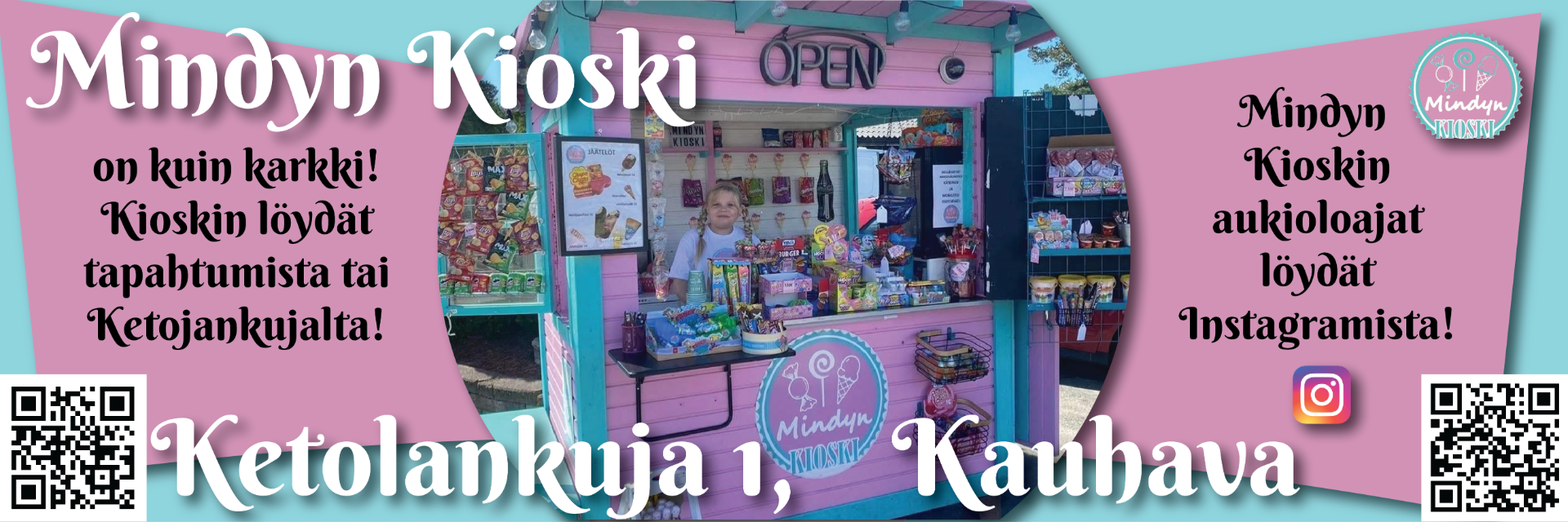 Lämpimästi tervetuloa Mindyn kioskille!