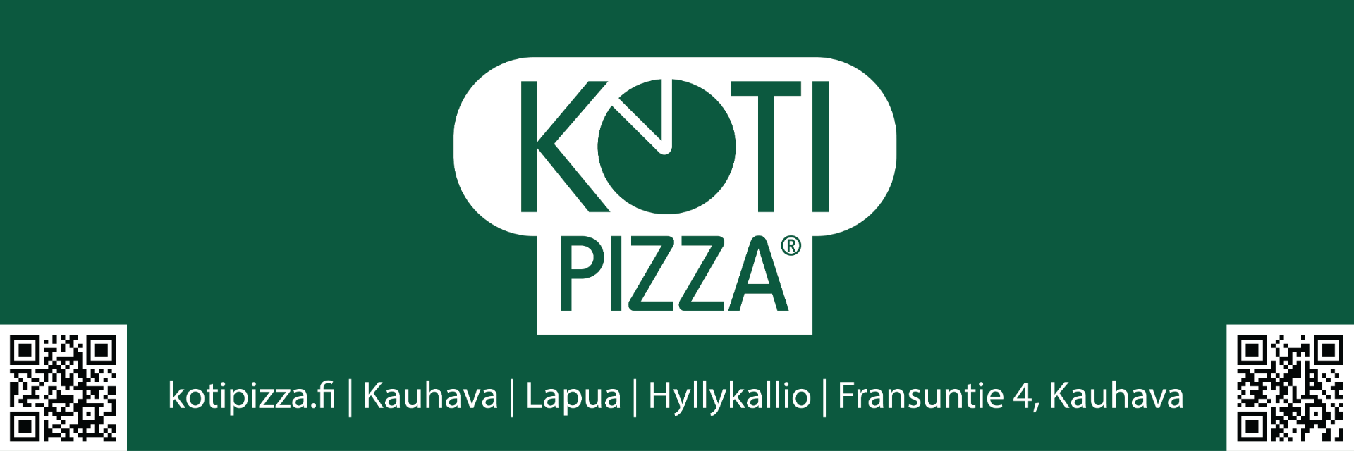 Pizzan himo lähtee Kotipizzalla. Tilaa suoraan kotiin, nouda, syö paikan päällä tai etsi lähin ravintolasi.