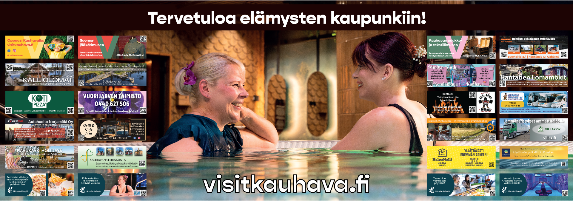 Elämystaulu® Visit Kauhava Härmän Kylpylä 17.3.2026 on AitoVireen 100. Elämystaulu.