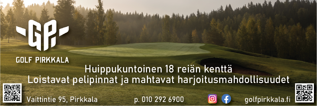 Golf Pirkkala tarjoaa modernin golfelämyksen, jossa huippuluokan ja aktiivinen seuratoiminta luovat puitteet golfin harrastamiseen ja kehittymiseen. Pelaajalähtöinen suunnittelu takaa, että Golf Pirkkalassa jokaisen siivet kantavat – olitpa aloittelija tai kokenut pelaaja.