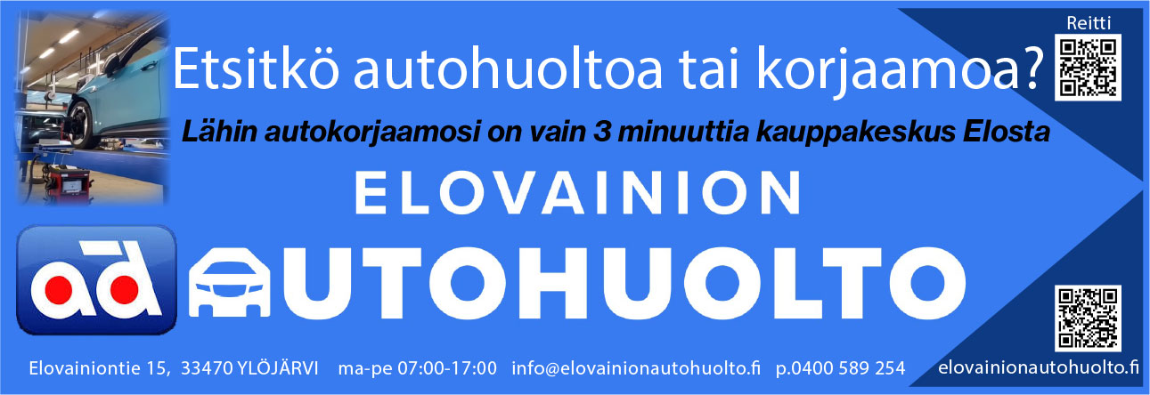 Elovainion Autohuolto hoitaa kaikkien automerkkien huollot ja korjaukset Ylöjärvellä.