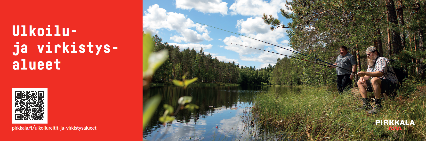 Valaistu 7 kilometrin pituinen kuntorata kiertää Vähäjärven ympäristössä. Valaisemattomia kuntoratoja on noin 30 kilometrin pituudelta. Lisäksi Pirkkalasta pääsee Lempäälään asti Birgitan polkua pitkin.