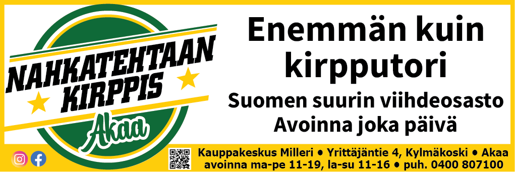 Nahkatehtaan Kirppis on Akaassa sijaitseva siisti ja nykyaikainen kirppis. 110 myyntipöydän lisäksi meiltä löytyy laaja viihdeosasto.